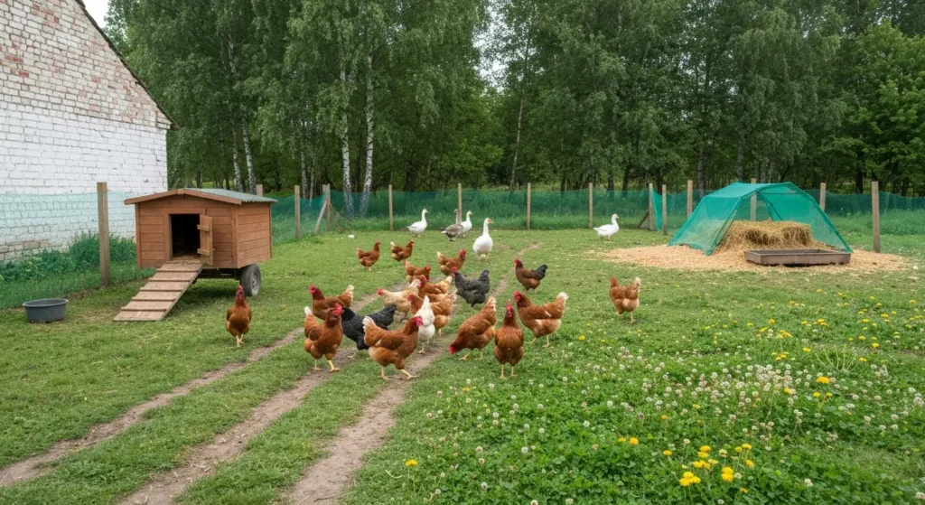 Rasy drobiu do chowu ekologicznego – cechy, temperament i wykorzystanie wybiegu